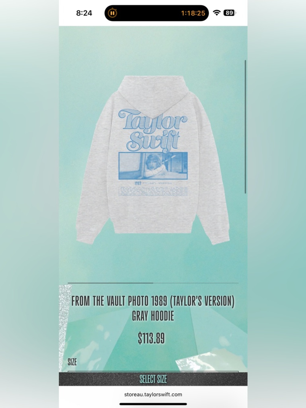 Hoodie Taylor Swift Merch